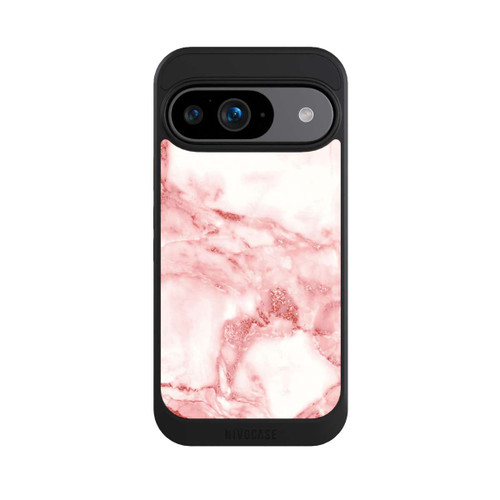 Google Pixel 9 NIVOcore Pink and White Marble