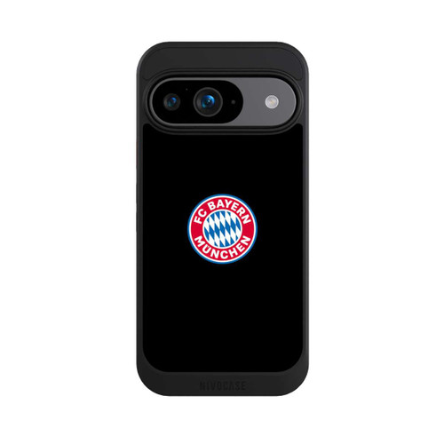Google Pixel 9 NIVOcore FCB Logo auf Schwarz