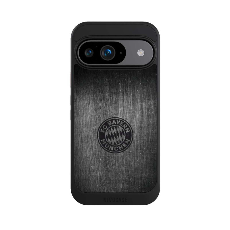 Pixel 9 NIVOcore Metalllook FCB Logo einfarbig