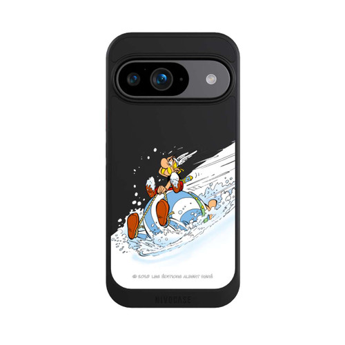 Google Pixel 9 NIVOcore Asterix &amp; Obelix Schlitten Transparent