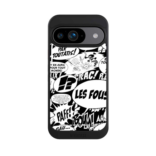 Google Pixel 9 NIVOcore Sprechblasen Asterix Schwarz