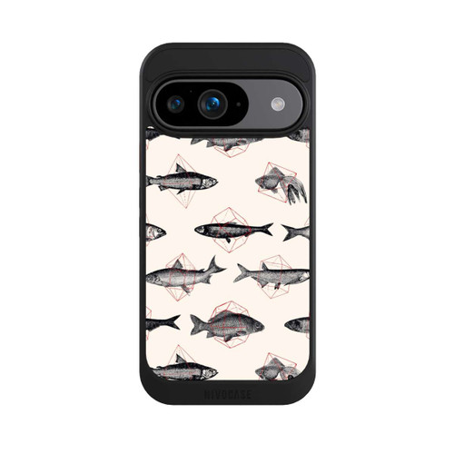 Google Pixel 9 NIVOcore Fische in Geometrie