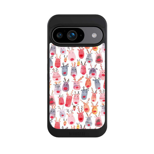 Google Pixel 9 NIVOcore Aquarelle de renne mignon