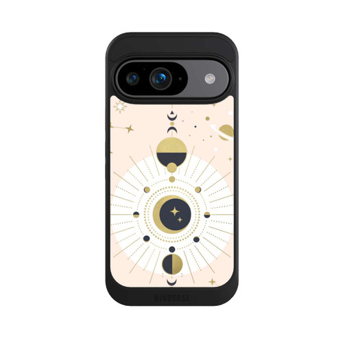 Google Pixel 9 NIVOcore Abstrakter Rose-Gold-Look