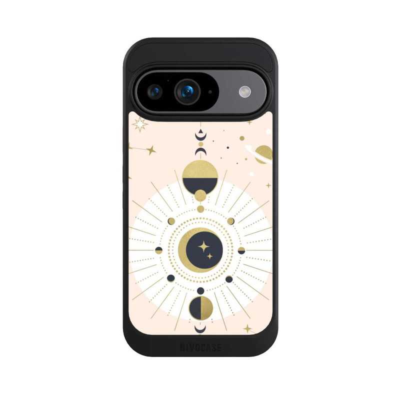 Pixel 9 NIVOcore Abstrakter Rose-Gold-Look