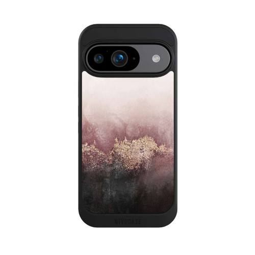 Google Pixel 9 NIVOcore Impression d'or de poussière de ciel rose
