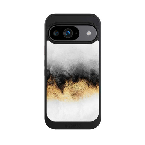 Google Pixel 9 NIVOcore Gris Ciel Poussière Or Imprimé