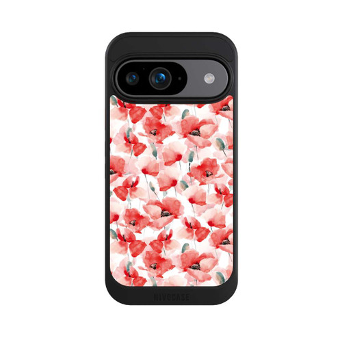 Google Pixel 9 NIVOcore Mohnblumen Muster