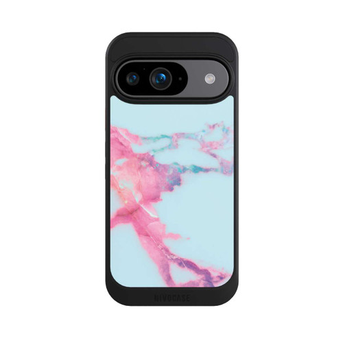 Google Pixel 9 NIVOcore Light Blue Iridescent Vein Marble