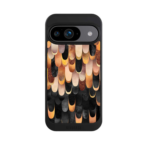 Google Pixel 9 NIVOcore Gefiedertes Kupfer und Schwarz