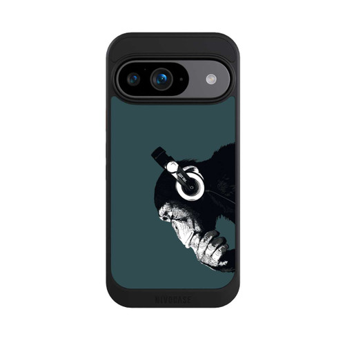 Google Pixel 9 NIVOcore Denkender Affe Blau
