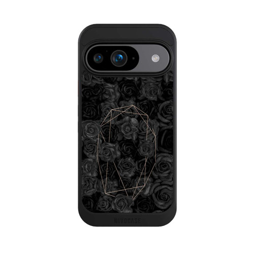 Google Pixel 9 NIVOcore Schwarze Rosen