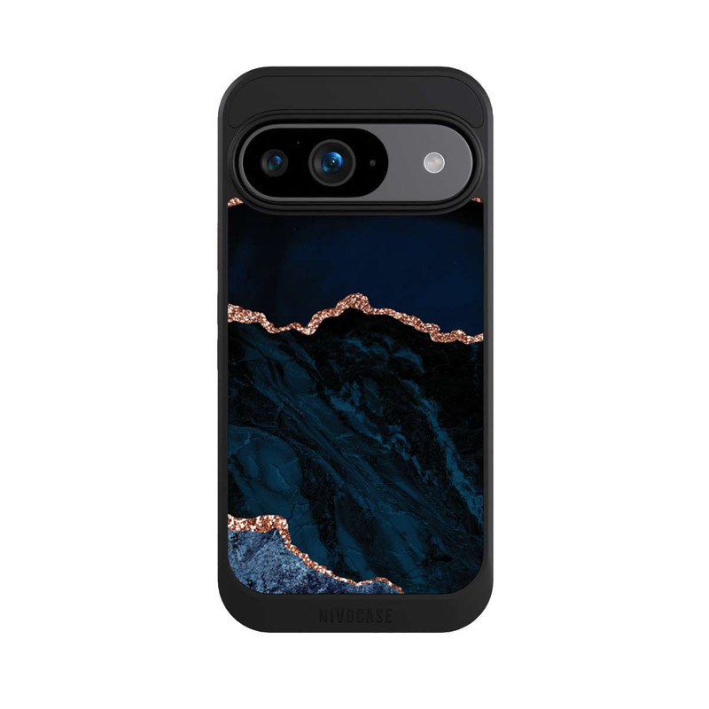 Pixel 9 NIVOcore Nacht Blau Marmor Landschaft