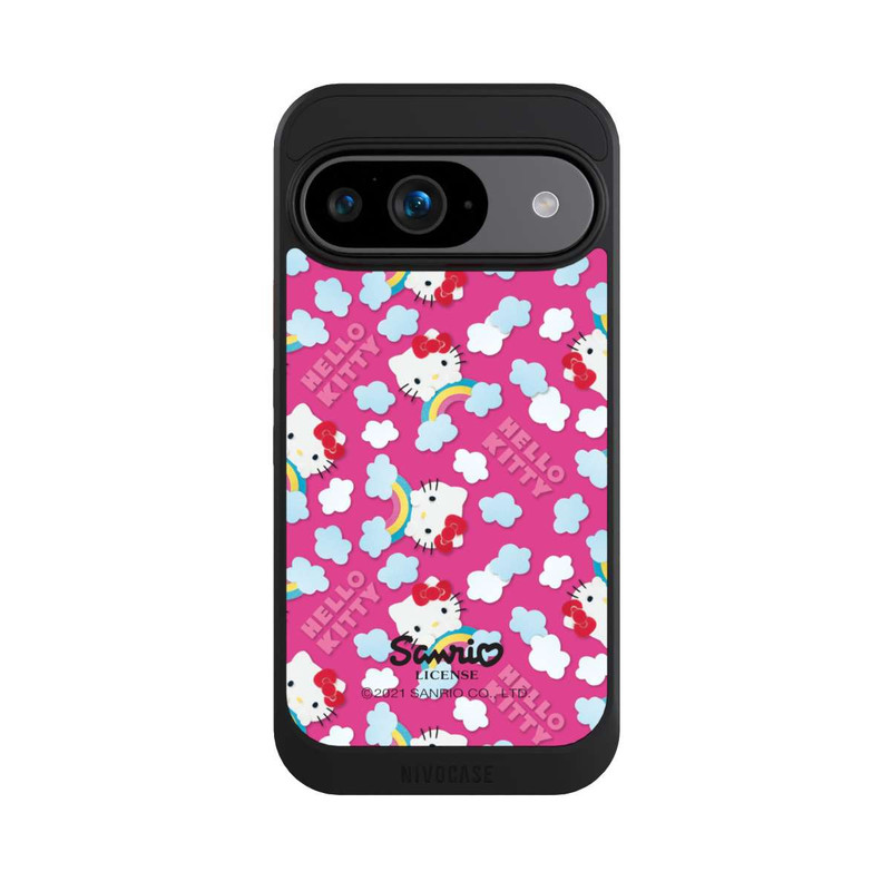 Pixel 9 NIVOcore Hello Kitty Regenbogenmuster