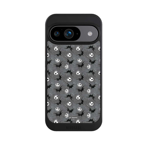 Google Pixel 9 NIVOcore Jack Grey Pattern Tim Burtons Nightmare before Christmas