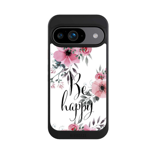 Google Pixel 9 NIVOcore Be Happy Blumen