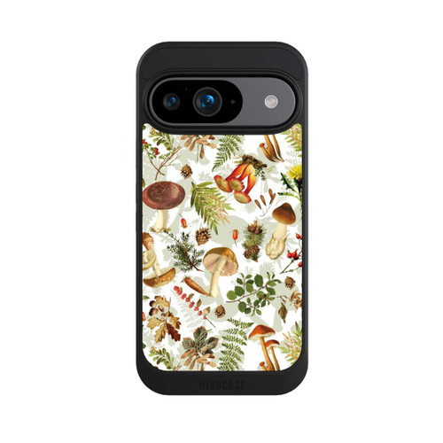 Google Pixel 9 NIVOcore Pilzmuster Weiß