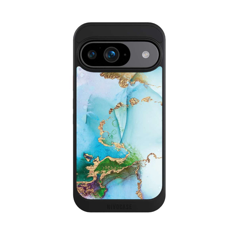 Pixel 9 NIVOcore Colourful Marble Glitterlook