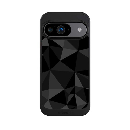Google Pixel 9 NIVOcore Motif Polygone Noir