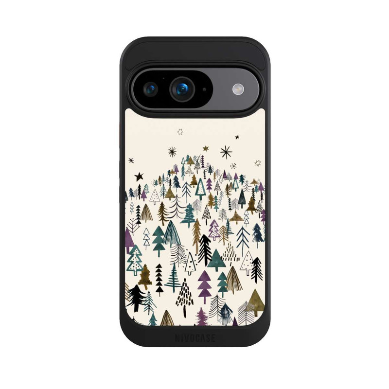 Pixel 9 NIVOcore Bergbäume Wald Lila