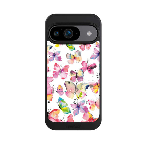 Google Pixel 9 NIVOcore Aquarell Frühlingsschmetterlinge
