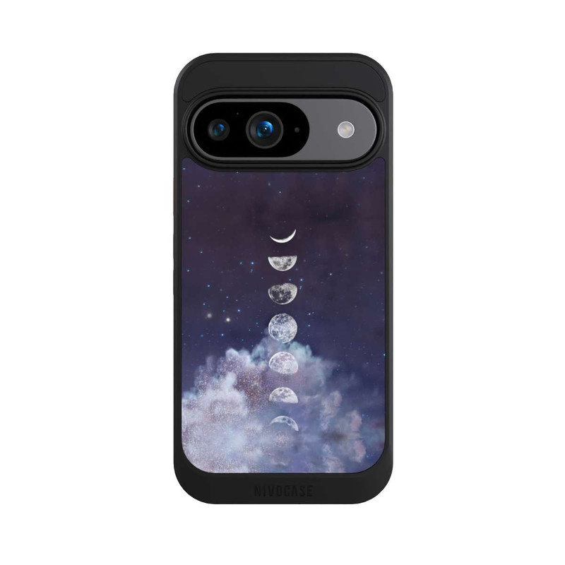 Pixel 9 NIVOcore Mondphasen auf dem Mond