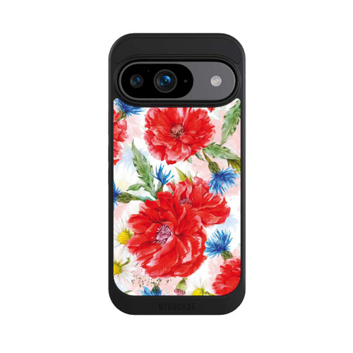 Google Pixel 9 NIVOcore Sommerwiese Kornblumen Mohn