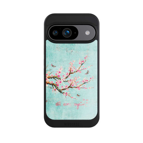 Google Pixel 9 NIVOcore Kirschblütenbaummuster Blau