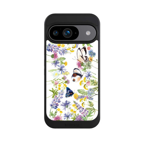 Google Pixel 9 NIVOcore Colourful Spring Flowers and Butterflies