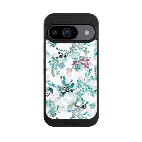 Google Pixel 9 NIVOcore Fleurs d'automne délicates Eucalyptus