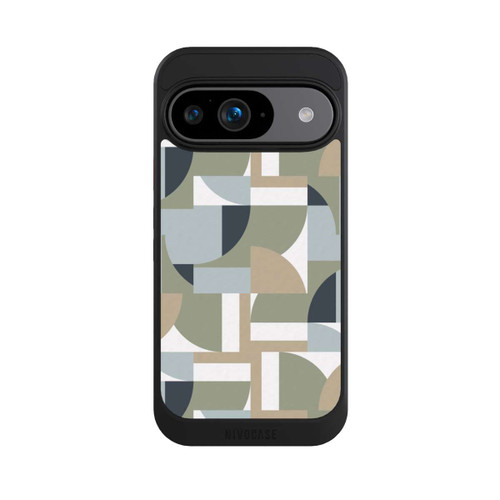 Google Pixel 9 NIVOcore Polygones futuristes du Bauhaus Beige