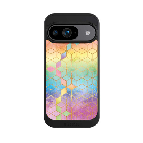Google Pixel 9 NIVOcore Cubes Arcs-en-ciel