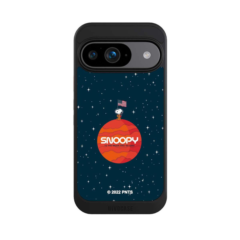 Pixel 9 NIVOcore Snoopy Weltraumreisender Orange