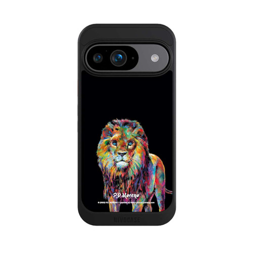 Google Pixel 9 NIVOcore Löwe Bunte Kunst von P.D. Moreno
