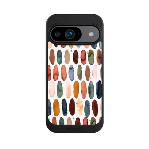 Google Pixel 9 NIVOcore Traits d'aquarelle Minéral Terracotta