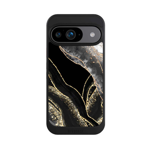 Google Pixel 9 NIVOcore Dark Marble Gold