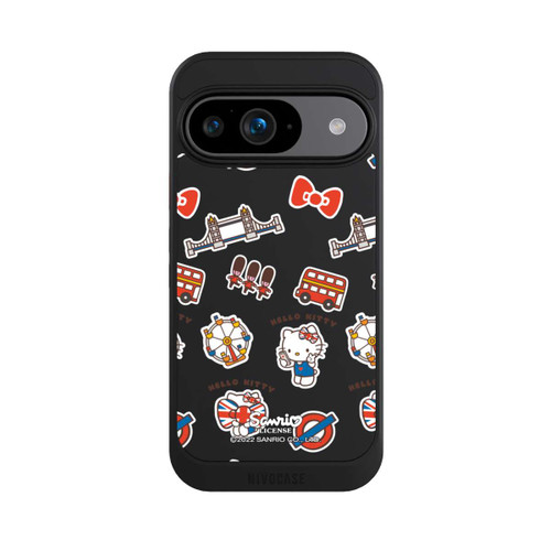 Google Pixel 9 NIVOcore Hello Kitty Londoner Abzeichen Transparent