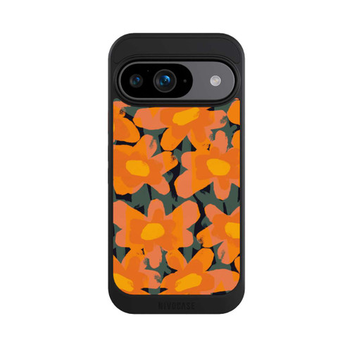 Google Pixel 9 NIVOcore Blumenwiese Orange