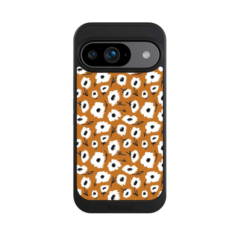 Pixel 9 NIVOcore Pattern Fleurs Ocres