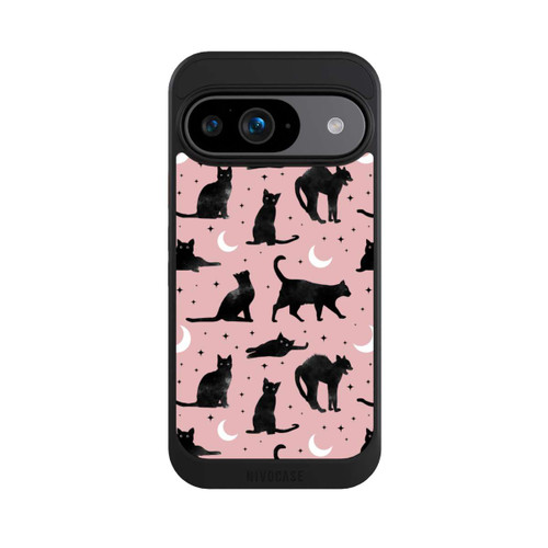 Google Pixel 9 NIVOcore Lune &amp; Chats Fond Rose