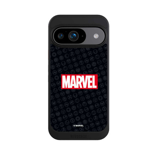 Google Pixel 9 NIVOcore Marvel Logo Noir Rouge