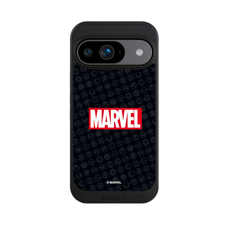 Pixel 9 NIVOcore Marvel Logo Black Red 