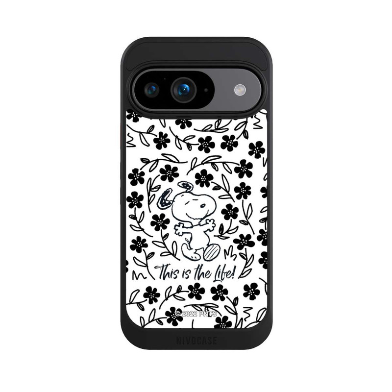 Pixel 9 NIVOcore Snoopy schwarz und weiß This Is The Life