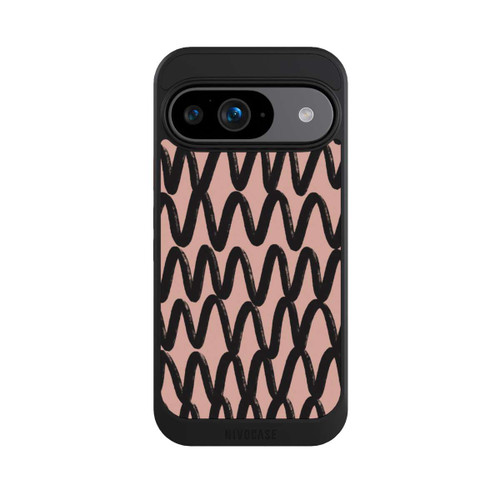 Google Pixel 9 NIVOcore Schwarzes Zickzack