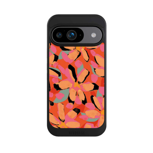 Google Pixel 9 NIVOcore Orangenblüten-Muster