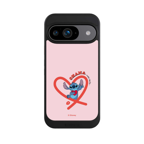 Google Pixel 9 NIVOcore Stitch Ohana Pink Heart