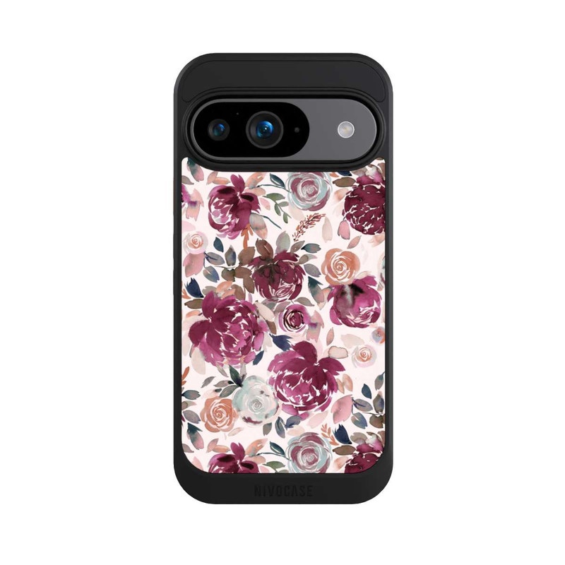 Pixel 9 NIVOcore Pivoines et roses d'automne Rose