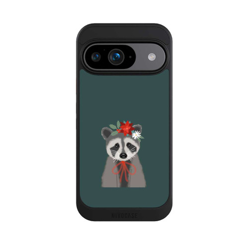 Google Pixel 9 NIVOcore Holiday Raccoon