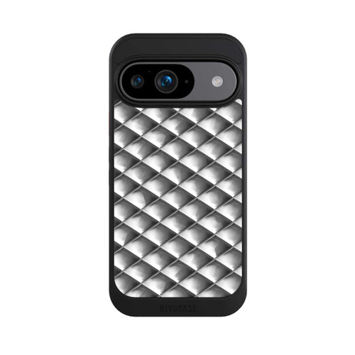 Google Pixel 9 NIVOcore Glamour Silver Squares