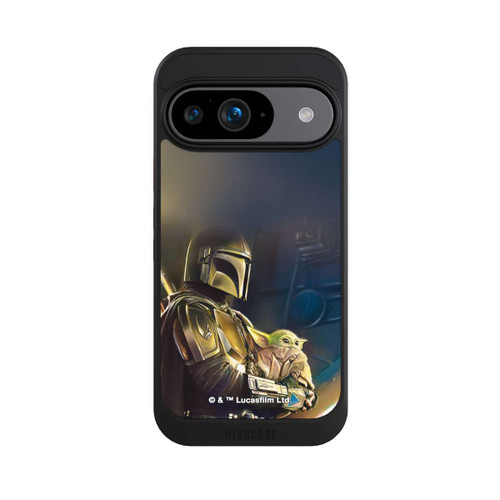 Google Pixel 9 NIVOcore Mandalorianer und Grogu im Schiff